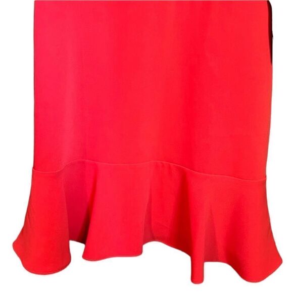 NWT! Chelsea 28 red ruffle dress - Picture 7 of 8